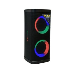 Corneta Inalámbrica Bakzer Gold BK-G619 | 600W | Doble Woofer 6.5" | Bluetooth y Luces LED