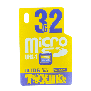 Memoria Micro SD Toxiik 32GB | Clase 10 UHS-1 | Ultra Super Fast | Con Adaptador SD