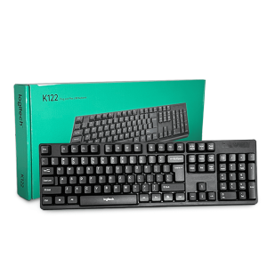Teclado Logitech K122 Wired (Rugged & Quiet Design)