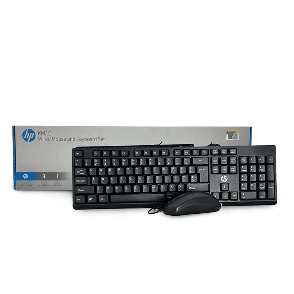 Combo de Teclado y Mouse Alámbrico HP KM10