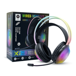 Audífonos Gamer ONIKUMA X29 - Sonido Envolvente con Orejas de Gato Removibles