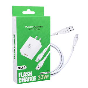 Cargador Infinix 33W Flash Charge | Modelo INF-547 | USB-A a Micro USB | Carga Ultra Rápida