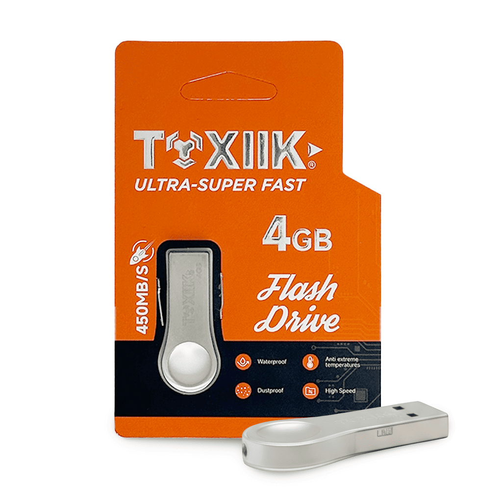 Pendrive Toxiik de 4GB - Memoria Flash USB 2.0