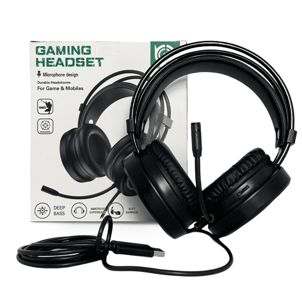 Headset Gamer T906 con Deep Bass e Inmersión Total