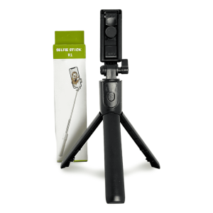 Selfie Stick R1 (Trípode Integrado + Control Remoto Bluetooth)