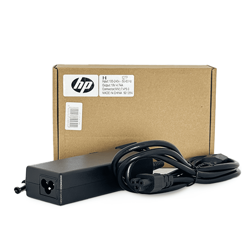 Cargador para Laptop HP 90W (19V 4.74A) Punta Gruesa 7.4mm x 5.0mm