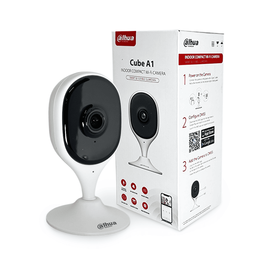 Cámara de Seguridad WiFi Dahua Cube A1 - 3MP Indoor Compact