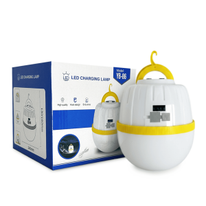 Lámpara LED Recargable YB-86 - Bombilla Portátil con Gancho de Suspensión