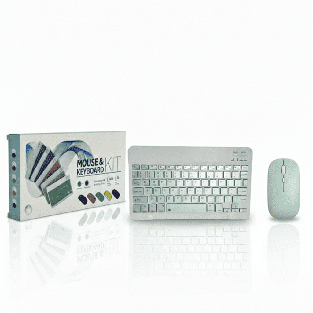 Kit Teclado y Mouse Recargable Ultra-Slim (Bluetooth / Wireless)