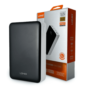 Power Bank LDNIO PQ27 20000mAh – Carga Súper Rápida 65W PD y Pantalla LED Digital