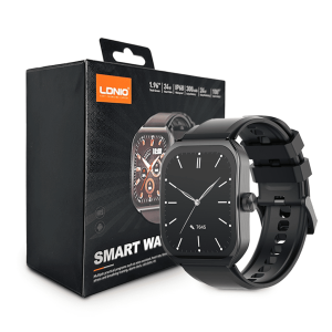 Smartwatch LDNIO SW04 – Pantalla Táctil 1.96", Resistencia IP68 y Monitoreo de Salud 24h