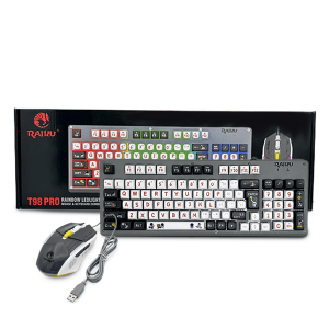 Combo Teclado y Mouse Gamer Raiku T98 Pro (Space Theme)