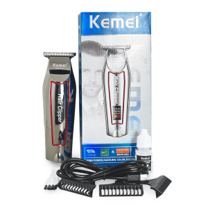 Máquina de Afeitar e Inalámbrica Digital Kemei KM-034 - Hair Clipper