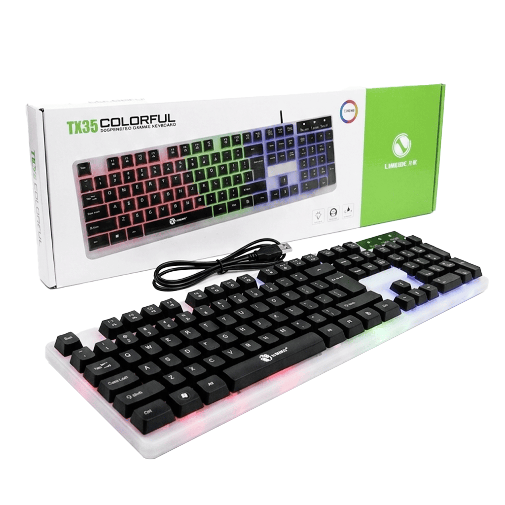 Teclado Gaming Limeide TX35 - Retroiluminado RGB Rainbow