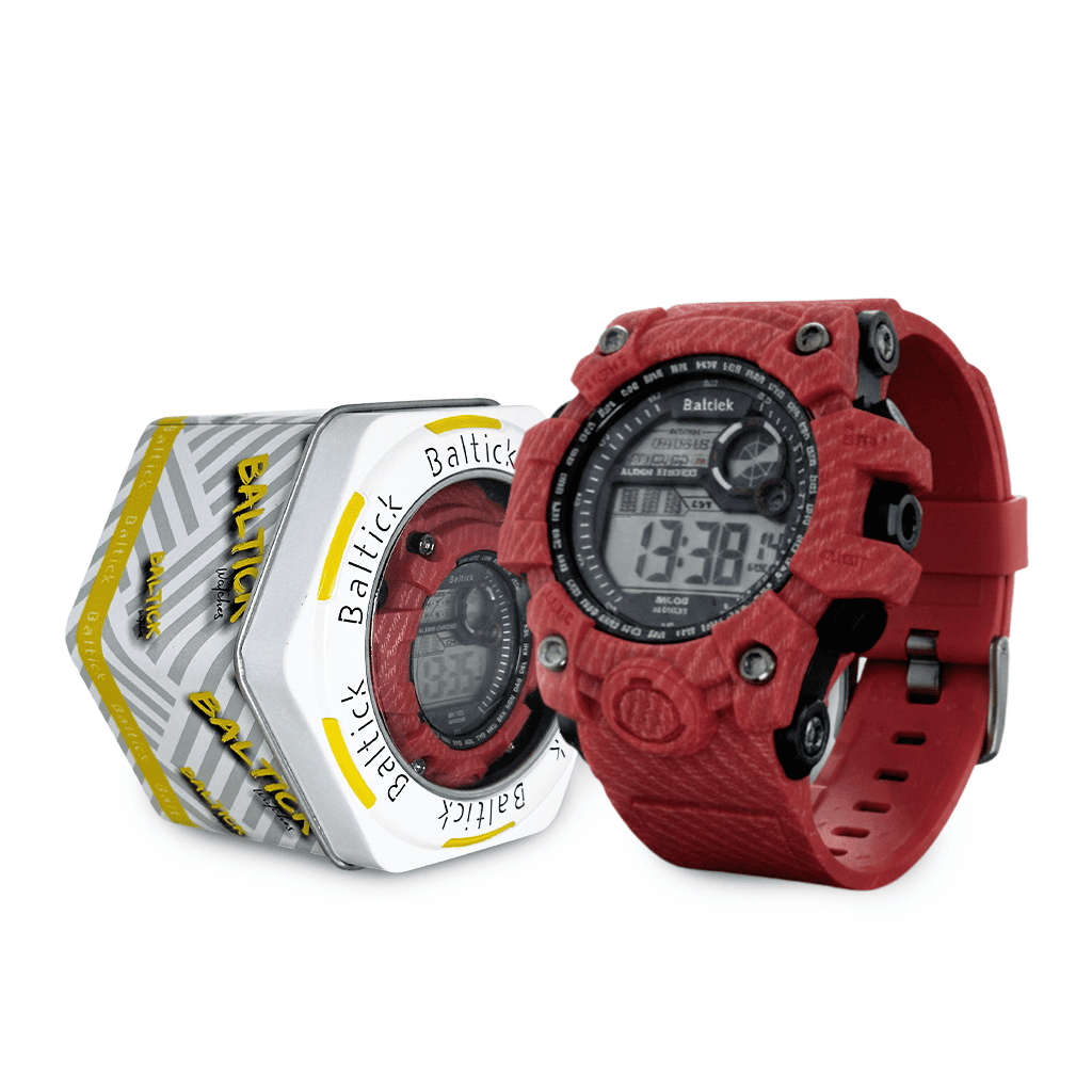 Reloj Sport Digital Baltick para Caballero - Diseño Robusto con Textura de Fibra