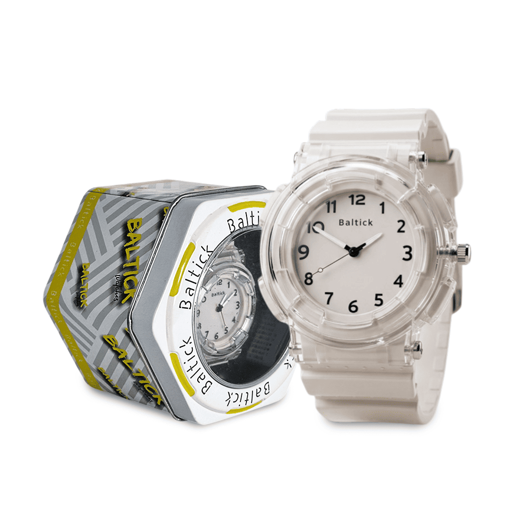 Reloj Sport Analógico Baltick para Dama - Diseño Transparente y Minimalista