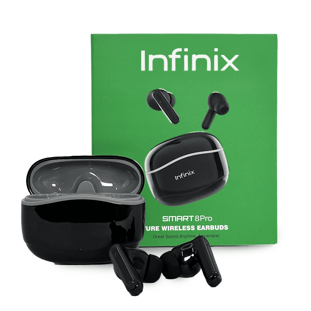 Audífonos Inalámbricos Infinix Smart 8 Pro TWS - Black Edition