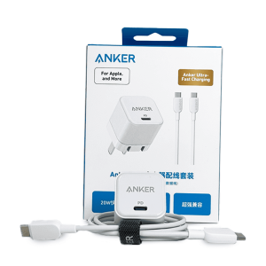 Cargador de Pared Anker 20W PD + Cable USB-C a USB-C