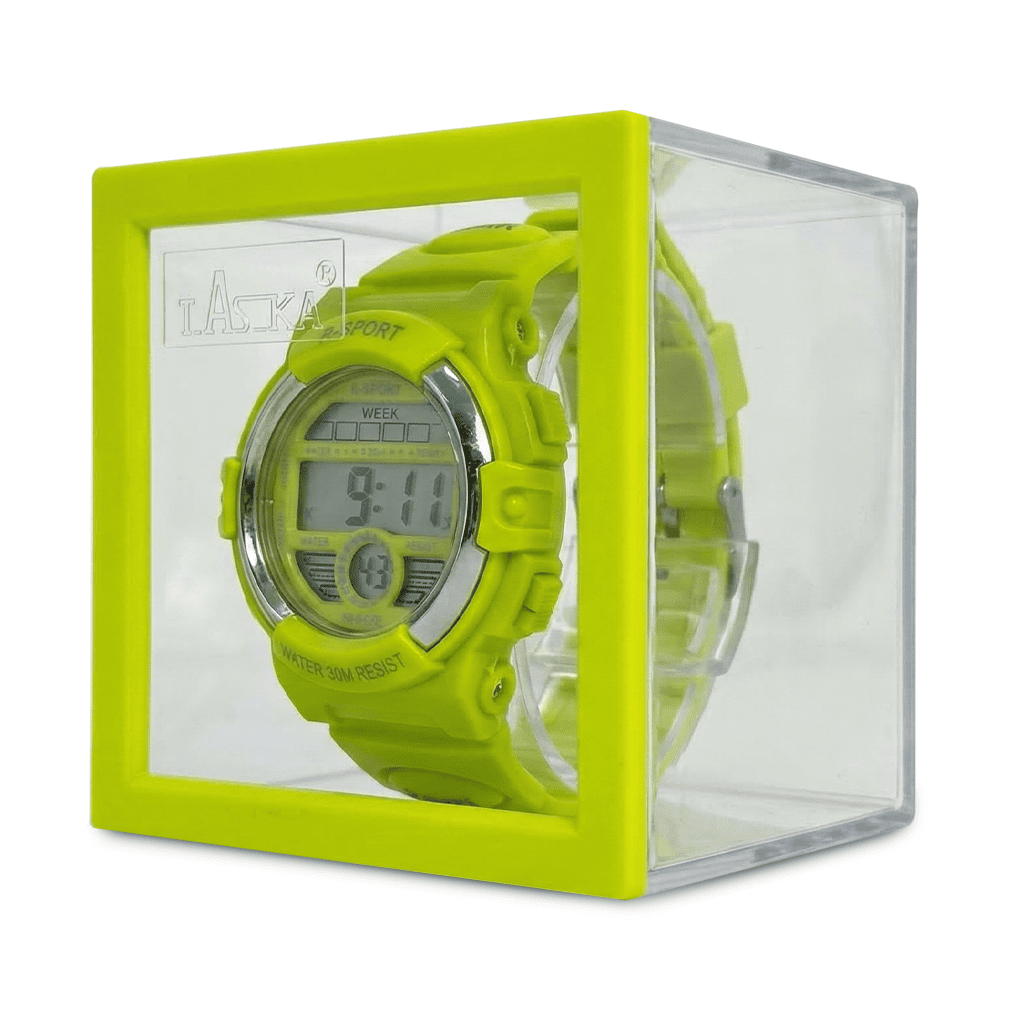 Reloj Sport Digital Lasika W-F116 para Dama - Verde Neón