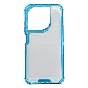 Case 360 Transparente con Bordes de Colores | Protección de Tres Capas | Tecno Spark Go 2025 - Spark Go 1 - Pop 9 | Variedad de Colores