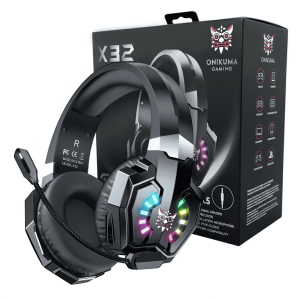 Audífonos Gamer Onikuma X32 | Iluminación RGB Circular | Sonido Surround HD | Micrófono con Cancelación de Ruido