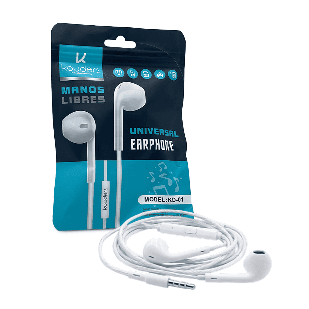 Auriculares Alámbricos Universal Earphone Kouders KD-01