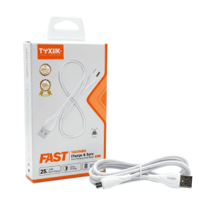 Cable de Datos Toxiik TOK-611 (USB a Micro USB, 25W)