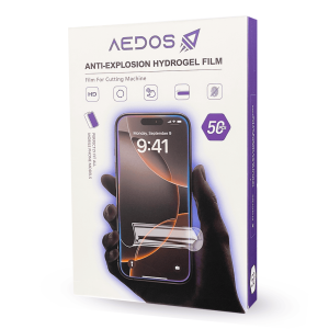 Lámina de Hidrogel Anti-Explosión AEDOS AD-01S | Protección Reforzada HD | Tecnología Anti-Huellas | Compatible con Todos los Modelos